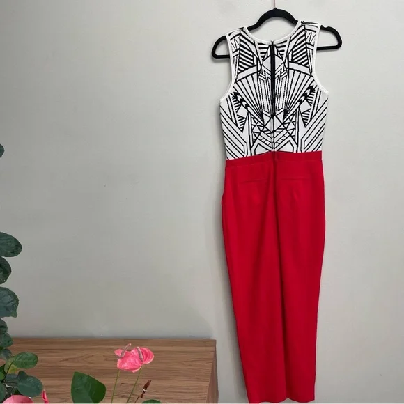 Jealous tomato jumpsuit with pockets with knit top size medium - Picture 2 of 10